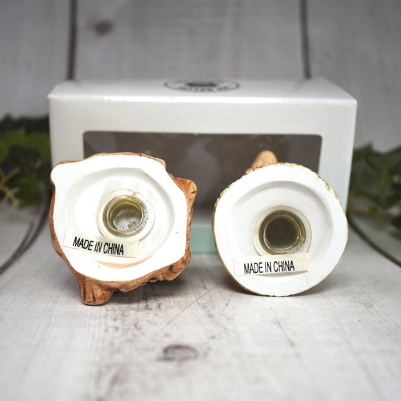 Harmony Ball Pot Bellys Elephant and Orangutan Monkey Salt and Pepper Shakers - Picture 4 of 5